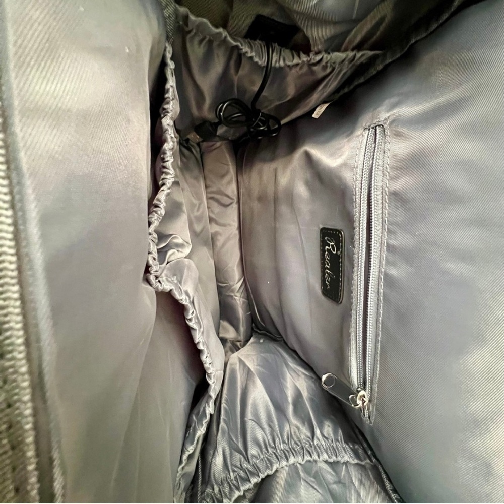 Gray Diaper Backpack W/ Many Functions - image 6